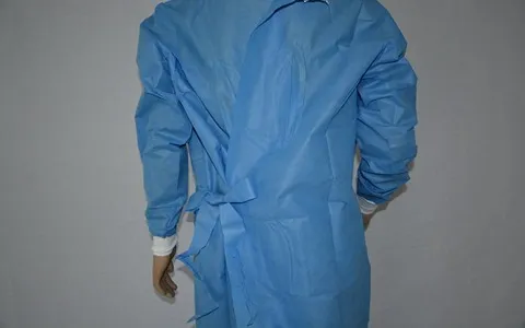 البسه بیمارستانی یکبار مصرف؛ آبی سبز سفید فاقد میکروب Simple Span