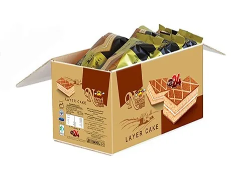 کیک یزدی گردویی (شیرینی) گرد مستطیلی بافت نرم اسفنجی