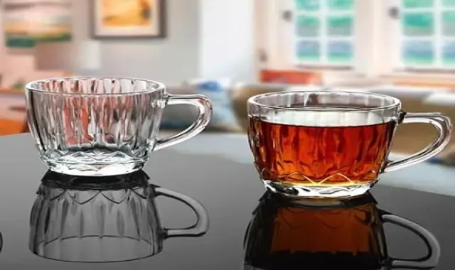 قیمت خرید لیوان بلور دسته دار + مشخصات، عمده ارزان