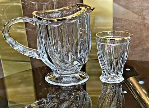 قیمت خرید عمده ست پارچ و لیوان بلور ارزان و مناسب