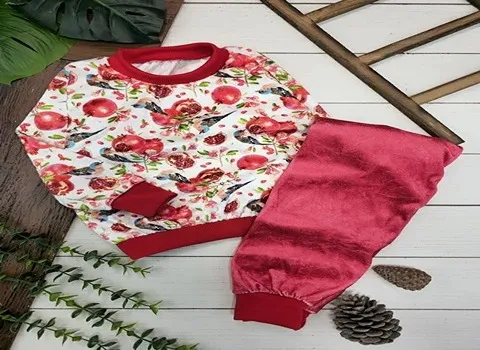 مشخصات بلوز شلوار بچگانه مخمل و نحوه خرید عمده