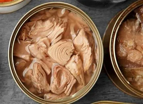 کنسرو ماهی سالم؛ طعم فلفلی سبزیجات سیری حاوی پروتئین Omega 3