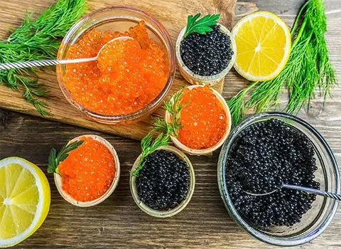 قیمت خرید خاویار ماهی سفید + تست کیفیت