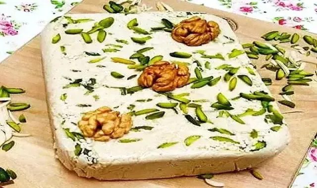 حلوا ارده شکری؛ مجلسی شکلاتی خرمایی 2 مدل سطلی شیشه ای Iran