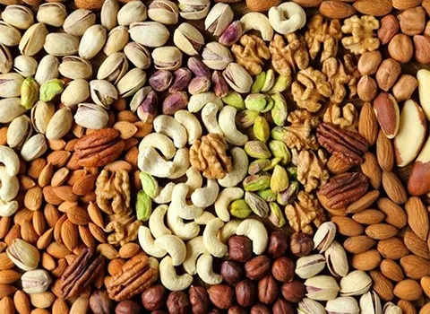 آجیل مخلوط درجه یک؛ صادراتی 3 مغز پسته بادام تخمه سلامت قلب