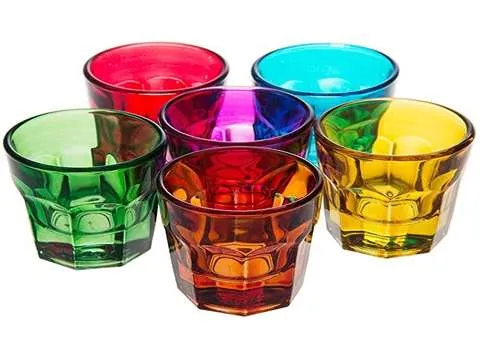 لیوان بلور رنگی همراه با توضیحات کامل و آشنایی