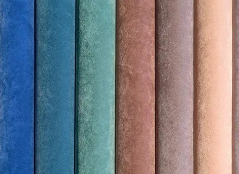 پارچه مبلی لاوانته؛ شانل مخمل 3 رنگ (شتری آبی طوسی) جنس پشم