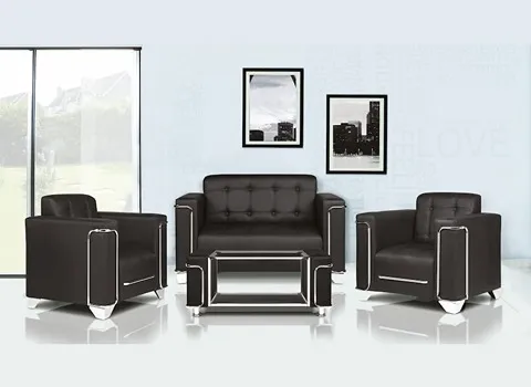 مبلمان اداری طبی؛ چرخدار دسته دار ساده 2 جنس چوب pvc