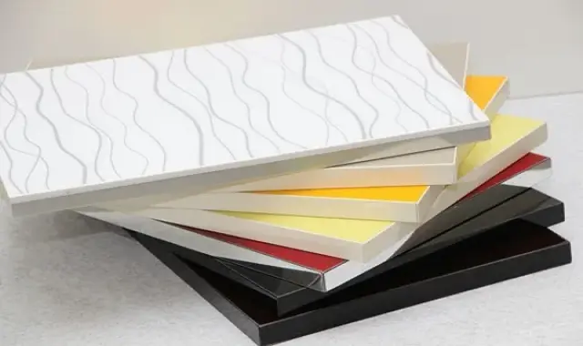 چوب ام دی اف هایگلاس ؛ روکش پلی گلاسه درخشندگی بالا با ضخامت 8 تا 25 میلی متر