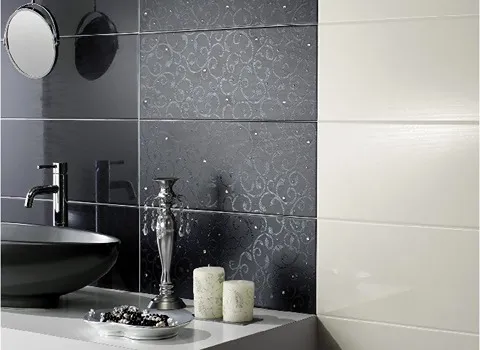 کاشی سرامیک دیوار هال پذیرایی؛ لعاب دار دکوراسیون داخلی خارجی ضد انقباض