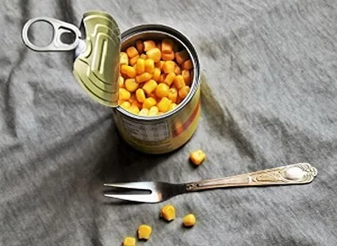 کنسرو ذرت؛ طبیعی (بیژن اویلا بهروز) آنتی اکسیدان پتاسیم Fiber