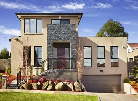 سنگ ساختمانی نما؛ کرم خاکستری گرانیت تراورتن مرمریت Solid