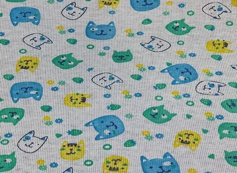 خرید و قیمت پارچه تریکو کبریتی طرح دار