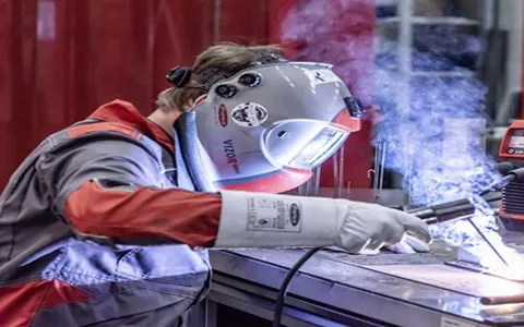 لباس کار جوشکاری Welding clothes سرهمی دو تیکه محافظت بدن