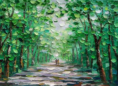 قیمت تابلو نقاشی رنگ روغن روی بوم