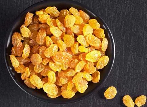 کشمش پلویی طلایی عمده؛ گرد هسته ریز (خانگی صنعتی) اسید فولیک