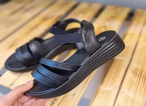 صندل دخترانه تابستانی؛ لا انگشتی 4 رنگ (صورتی سفید زرد بنفش)