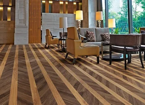 کاشی طرح پارکت ارزان؛ برجسته مات براق قابل شستشو ضد ضربه