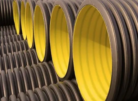 لوله پلی اتیلن 700؛ دو جداره خاکستری مشکی مقاوم مناسب انتقال آب