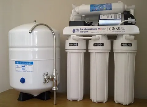 دستگاه تصفیه آب خانگی ساخت تایوان؛ بدون صدا 2 نوع شنی کربنی (150) لیتر