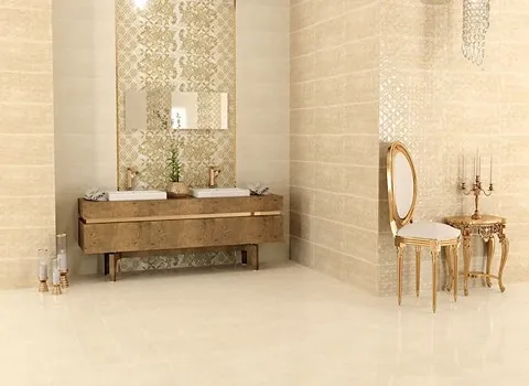 کاشی سرامیک الوند کرج؛ ضدآب لعاب کاری 2 نوع برجسته صیقلی Bathroom