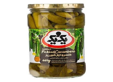 خرید انواع کنسرو خیارشور یک و یک + قیمت