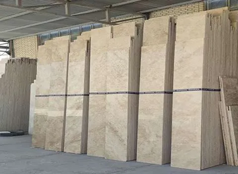 قیمت خرید سنگ تراورتن کرمی + عکس