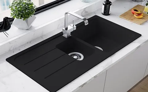 سینک توکار گرانیتی بیمکث؛ ماسه ذرات گرانیت 4 نوع دو قلو تک قلو مستطیلی گرد