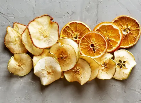 میوه خشک صادراتی (چیپس) فیبر مواد معدنی ماندگاری بالا ویتامین A