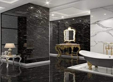 سنگ سرامیک مشکی؛ لعاب دار ساختمان خودرو سازی صنایع الکتریکی Black