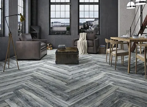 سرامیک طرح پارکت طوسی؛ ماسه لعاب (120*120) سانتی متر کلاسیک مدرن Gray