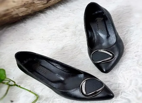 کفش مجلسی زنانه؛ طبی پاشنه دار مقاومت بالا 3 رنگ مشکی قرمز سفید