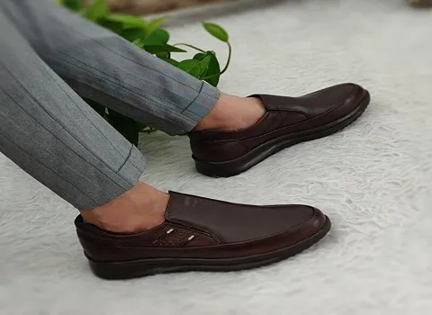 قیمت کفش چرم خالص مردانه