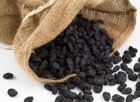 کشمش کیسه ای؛ یکدست 3 نوع تیزابی قلمی آفتاب خشک