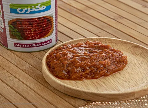 کنسرو خوراک بادمجان مکنزی؛ مواد معدنی بهداشتی طبع گرم Makenzi