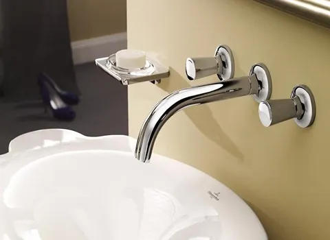 شیرآلات بهداشتی توکار؛ روشویی توالت دوش 2 مدل مات براق