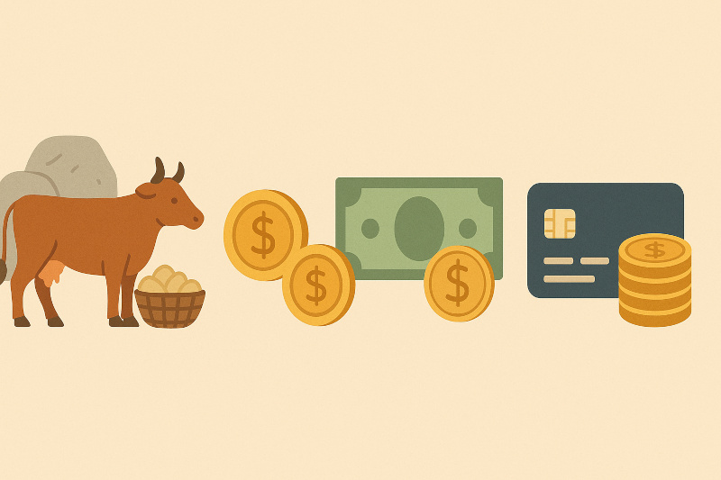 تاریخچه پول و خلق ارزش