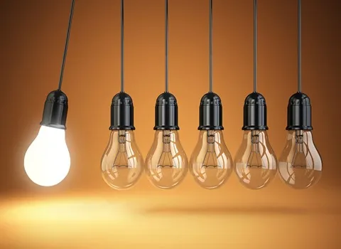 لامپ ال ای دی 12 ولت حبابی؛ آفتابی مهتابی نشکن پلاستیکی LED