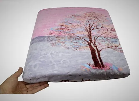 پتو ژله ای دونفره سنفیلا؛ پلی استر تک 2 لایه مناسب روتختی مسافرت