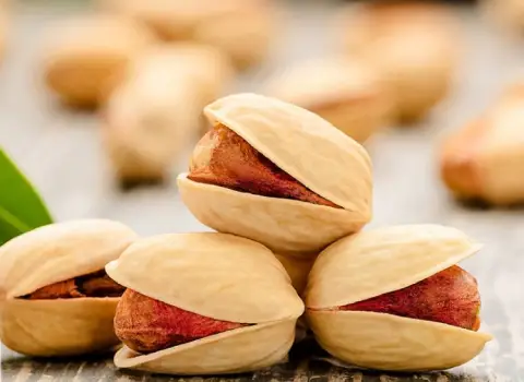 پسته اکبری ممتاز؛ تنقلات طعمی خوشمزه 2 نوع سرکه ای فلفلی