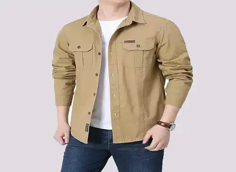 پیراهن مردانه فلاتو؛ شیک (نخی پنبه جناغی) رنگبندی سایز متنوع