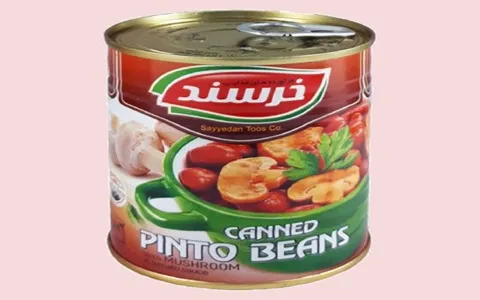 کنسرو لوبیا خرسند؛ قوطی فلزی آسان باز شو فیبر پروتئین Khorsand