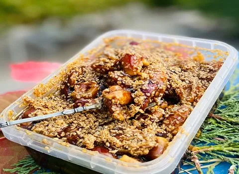 خرما ارده؛ تقویت سیستم عصبی ویتامین (A B C E) طبع گرم