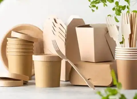 ظروف یکبار مصرف بی ضرر؛ درجه یک متنوع رستوران مراسمات (300) تایی