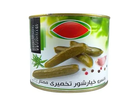 قیمت خیارشور قوطی