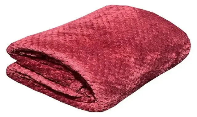 پتو شیک عروس؛ ساده طرح دار 3 رنگ قرمز صورتی سفید blanket