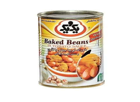 کنسرو لوبیا یک و یک؛ سبزقرمز سفید 2 طعم (فلفلی لیمویی) فولیک اسید 400 گرمی