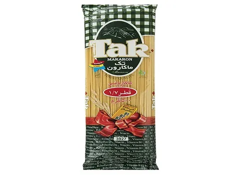 ماکارونی تک 500 گرمی؛ پروانه ای حلزونی ساده 2 سایز بزرگ و کوچک