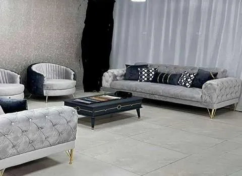 قیمت و خرید مبل چستر راحتی طوسی + فروش ارزان