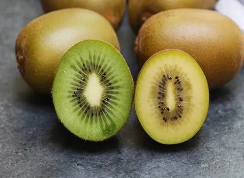کیوی در گیلان Kiwi بیضی سبز طلایی بافت نرم دارای مواد معدنی